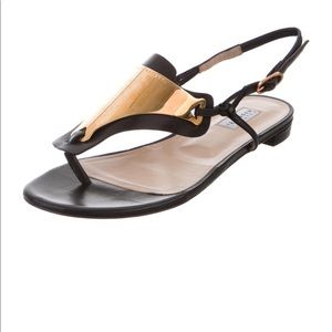 Fratelli Rossetti leather sandals with ankle straps 40, 10 US